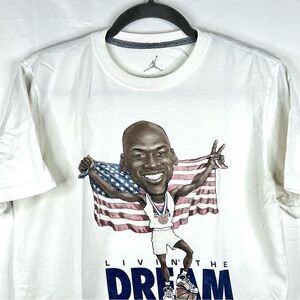 Jordan Livin The Dream Since ‘92 Graphic Shirt Size Small Team USA Olympics